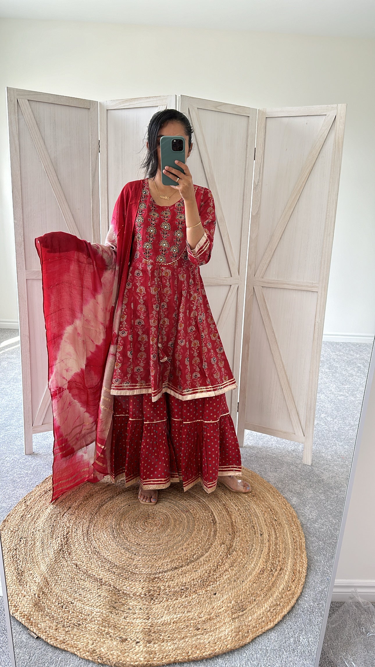 Red Garara Suit