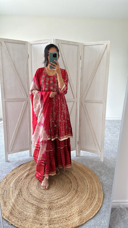 Red Garara Suit